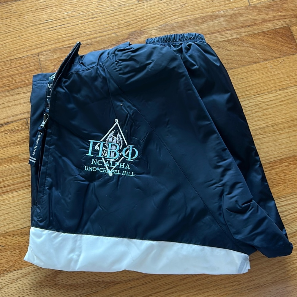UNC Chapel Hill Pi Beta Phi Rain Coat Size Small